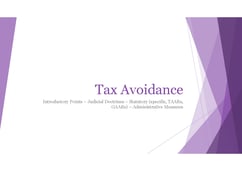 Tax Law Notes