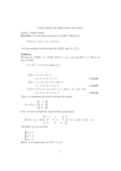 Linear Algebra II Notes