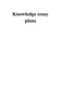 GenPhil (Epistemology): Knowledge Notes