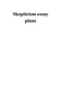 GenPhil (Epistemology): Skepticism - 8 Essay Plans Notes